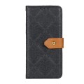 For Xiaomi Redmi Note 13 Pro 4G/Poco M6 Pro 4G European Floral Embossed Leather Phone Case(Black)