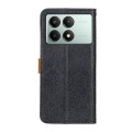 For Xiaomi Poco X6 Pro 5G/Redmi K70E European Floral Embossed Leather Phone Case(Black)