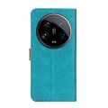 For Xiaomi 14 Ultra European Floral Embossed Leather Phone Case(Blue)