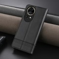 For Huawei nova 12 Pro AZNS Magnetic Calf Texture Flip Leather Phone Case(Black)