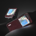 For Samsung Galaxy Z Flip5 ABEEL Dream Litchi Texture PU Phone Case(Purple)