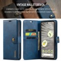 For Google Pixel 7A DG.MING Crazy Horse Texture Detachable Magnetic Leather Phone Case(Blue)