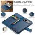 For Google Pixel 7A DG.MING Crazy Horse Texture Detachable Magnetic Leather Phone Case(Blue)