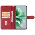 For OPPO Reno 11 China Leather Phone Case(Red)