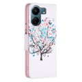 For Xiaomi Redmi 13C Colored Drawing Pattern Leather Phone Case(Tree)