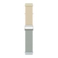 20mm Buckle Braided Nylon Watch Band(Starlight Grey)