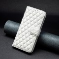 For Google Pixel 9 Pro Diamond Lattice Wallet Leather Flip Phone Case(White)