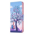 For Xiaomi Redmi 13C Colored Drawing Pattern Leather Phone Case(Owl)