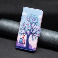 For Xiaomi Redmi Note 13 4G Global Colored Drawing Pattern Leather Phone Case(Owl)