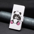 For Xiaomi Redmi Note 13 Pro 4G Global Colored Drawing Pattern Leather Phone Case(Panda)
