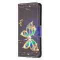 For Xiaomi Redmi Note 13 Pro 4G Global Colored Drawing Pattern Leather Phone Case(Big Butterfly)