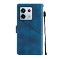 For Xiaomi Redmi Note 13 Pro 5G Global Skin-feel Embossed Leather Phone Case(Blue)