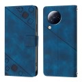 For Xiaomi Civi 3 Skin Feel Embossed Leather Phone Case(Blue)