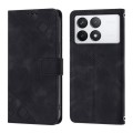 For Xiaomi Redmi K70 / K70 Pro Skin Feel Embossed Leather Phone Case(Black)