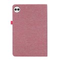 For Huawei MatePad Pro 13.2 Fabric Leather Tablet Case(Rose Red)