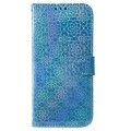 For Infinix Smart 7 HD Colorful Magnetic Buckle Leather Phone Case(Blue)