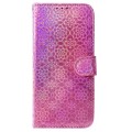 For Tecno Pova 5 Pro Colorful Magnetic Buckle Leather Phone Case(Pink)