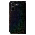 For Tecno Pova 5 Pro Colorful Magnetic Buckle Leather Phone Case(Black)