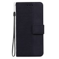 For Infinix Note 30 Geometric Embossed Leather Phone Case(Black)