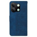 For Infinix Smart 7 HD Geometric Embossed Leather Phone Case(Blue)