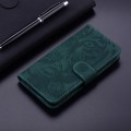 For Infinix Hot 40 / 40 Pro Tiger Embossing Pattern Flip Leather Phone Case(Green)