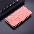 For Infinix Hot 40 / 40 Pro Tiger Embossing Pattern Flip Leather Phone Case(Pink)