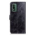 For Nokia XR21 Retro Crazy Horse Texture Horizontal Flip Leather Phone Case(Black)