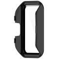 For Huawei Band 9 / 8 PC + Tempered Film Integrated Protective Watch Case(Black)