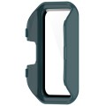 For Huawei Band 9 / 8 PC + Tempered Film Integrated Protective Watch Case(Pine Green)