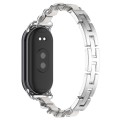 For Xiaomi Mi Band 8 Bracelet Replacement Watch Band(Silver)