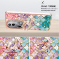 For OPPO Reno11 Pro 5G Global Electroplating IMD TPU Phone Case with Ring(Colorful Scales)