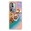 For OPPO Reno11 Pro 5G Global Electroplating IMD TPU Phone Case with Ring(Dream Butterfly)