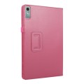 For Lenovo Xiaoxin Pad 11 2024 / M11 Litchi Texture Leather Tablet Case(Rose Red)