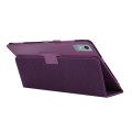 For Lenovo Xiaoxin Pad 11 2024 / M11 Litchi Texture Leather Tablet Case(Purple)