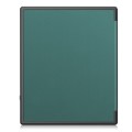For Kobo Elipsa 2E Solid Color Deformation TPU Leather Smart Tablet Case(Green)