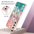 For Samsung Galaxy A25 5G Electroplating IMD TPU Phone Case with Ring(Colorful Scales)