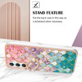 For Samsung Galaxy A25 5G Electroplating IMD TPU Phone Case with Ring(Colorful Scales)