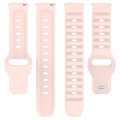 22mm Universal Dots Pattern Silicone Replacement Watch Band(Pink)