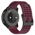 For Suunto 9 Peak Pro / Suunto Vertical Silicone Replacement Watch Band(Wine Red)