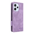 For Xiaomi Redmi 12 4G Foreign / 5G Magnetic Clasp Leather Phone Case(Purple)