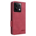 For Xiaomi Redmi Note 13 Pro 5G Magnetic Clasp Leather Phone Case(Red)