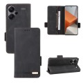 For Xiaomi Redmi Note 13 Pro+ 5G Magnetic Clasp Leather Phone Case(Black)
