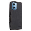 For Xiaomi Redmi Note 12 4G Magnetic Clasp Leather Phone Case(Black)