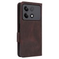 For Xiaomi Redmi Note 13R Pro Magnetic Clasp Leather Phone Case(Brown)
