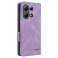 For Xiaomi Redmi Note 13 4G Magnetic Clasp Leather Phone Case(Purple)