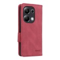 For Xiaomi Redmi Note 13 Pro 4G Magnetic Clasp Leather Phone Case(Red)