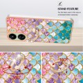 For Xiaomi Redmi 13C 4G Electroplating IMD TPU Phone Case with Ring(Colorful Scales)