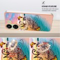 For Xiaomi Redmi 13C 4G Electroplating IMD TPU Phone Case with Ring(Dream Butterfly)