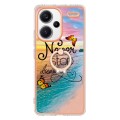 For Xiaomi Redmi Note 13 Pro+ 5G Electroplating IMD TPU Phone Case with Ring(Dream Butterfly)