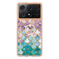 For Xiaomi Poco X6 Pro / Redmi K70E Electroplating IMD TPU Phone Case with Ring(Colorful Scales)